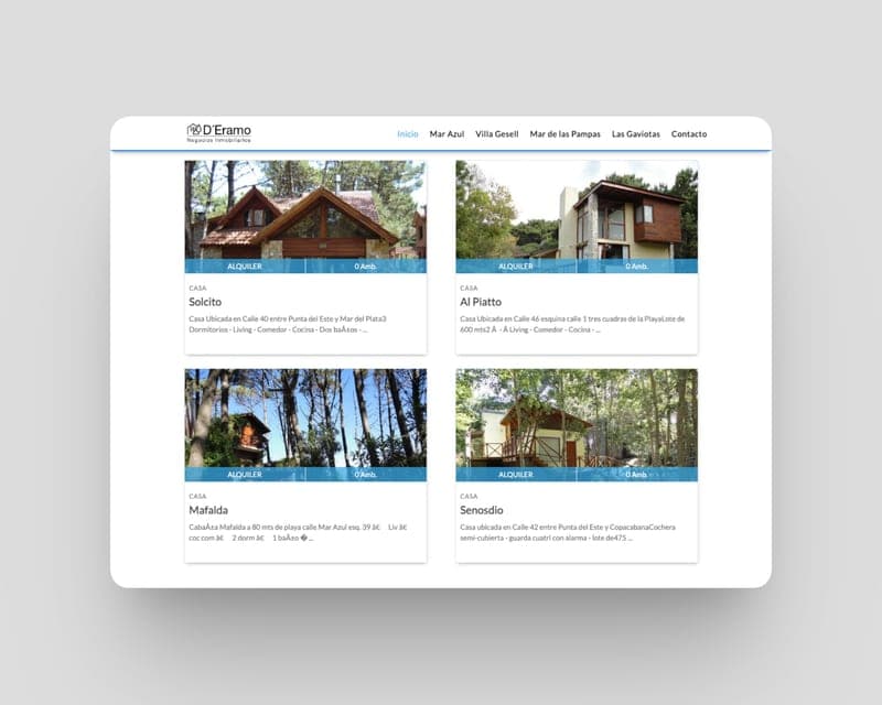 Deramo — Real Estate project screenshot